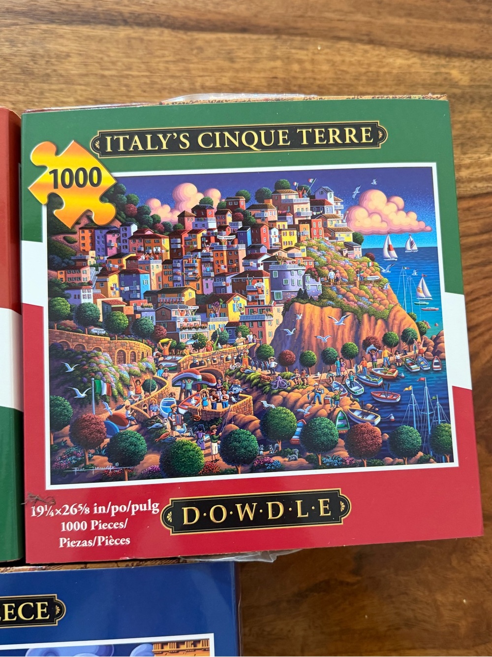 Dowdle 1009-Piece Puzzles - Venice, Cinque Terre, Greece Set Lot - Picture 4 of 4